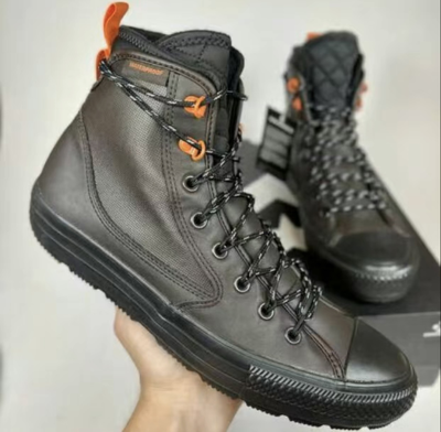 Зимние кеды Конверс высокие черные 172132C купить в Спб оригинал