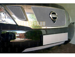 Защита радиатора Nissan Patrol 2010-2013 chrome низ PREMIUM