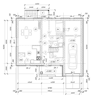 Двухэтажный дом с тремя спальнями 164м² (S62)