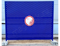 КГХ ограждение перфорированное окрашенное | ГОРЗАБОР