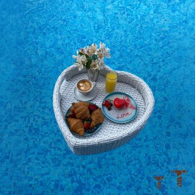 Плавающий поднос сердце