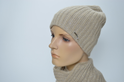 Шапка из ангоры Италия женская