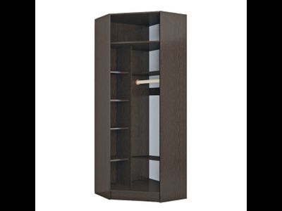 Шкаф "Эрика" угловой с зеркалом Венге, Дуб молочный (ТЭКС)