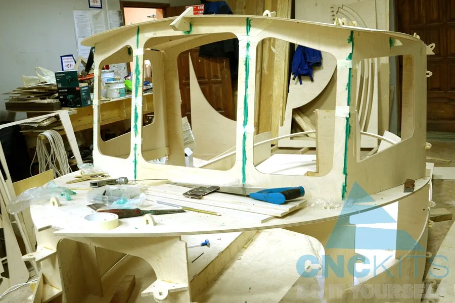 Постройка мини-буксира Фото 45