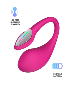 LE-49 Виброяйцо LOVENSE Lush 4, силикон, розовый