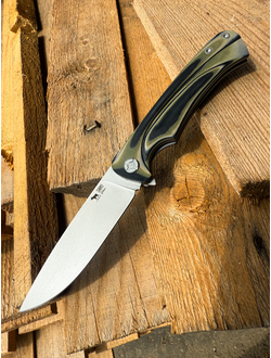 Складной нож Чиж плюс сталь К110, рукоять G10, цвет тайга