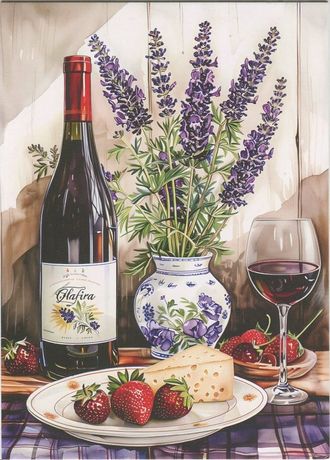 096 Натюрморт с люпинами