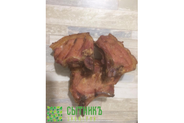 Свиной карбонат горячего копчения в печи