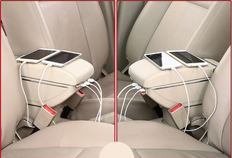 Подлокотник Premium c USB для  Renault Fluence 2010 - 2018