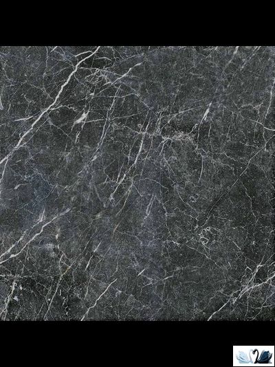 Керамогранит Гранитея Пайер Черный 60 х 60 см матовый мрамор