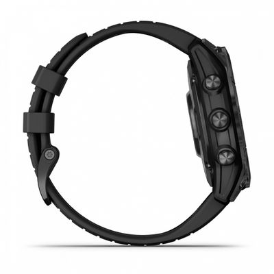 Умные часы Garmin Fenix 7 Pro Solar серый с черным ремешком (010-02777-01)