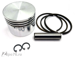 Поршень компрессора 65мм 50мм LB 20, 30, 40 в сборе кольца палец