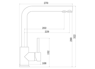 Смеситель Longran SPRINT Logic LM2196 SS