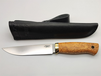 Нож Длинный Джек N690 карельская береза
