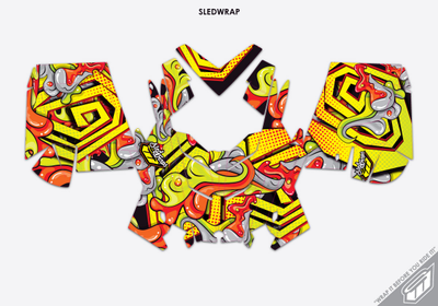 Наклейки на снегоход Polaris PRO RMK 2011-2015