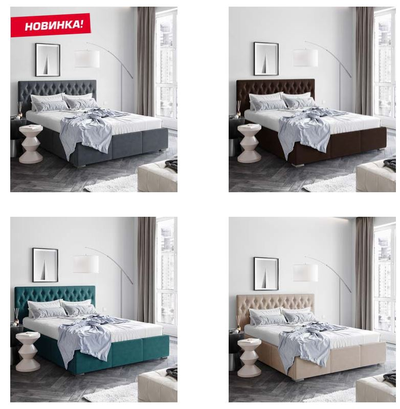 Кровать Октавия 1600 ОР (ТЭКС)