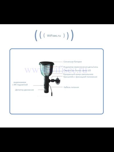 DIY SS, Уличная автономная периметровая телекамера с видеорегистратором + светильник, на солнечной батарее