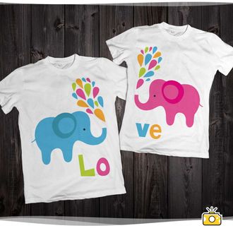 Парные футболки "Love" 074