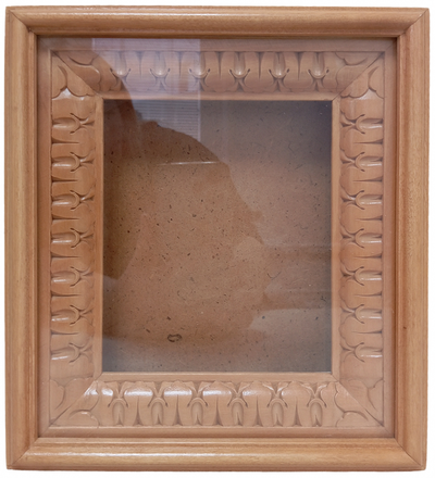 Киот деревянный с резной рамой для иконы формата 13х16см