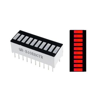 Купить 10-сегментный светодиодный индикатор шкала (Красный) | Интернет Магазин Arduino
