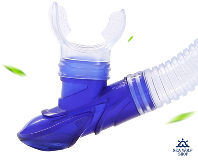 Трубка для дайвинга Primo с клапаном, синяя