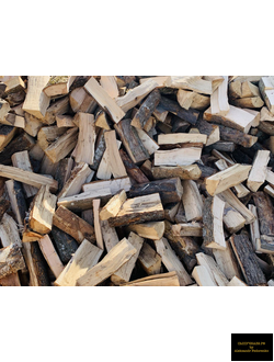 колотые дрова твердых пород навал
