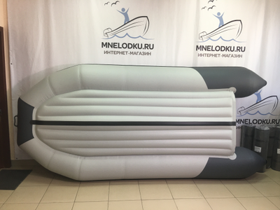 Моторная лодка Таймень NX 3600 НДНД PRO светло-серый графит - MNELODKU.RU