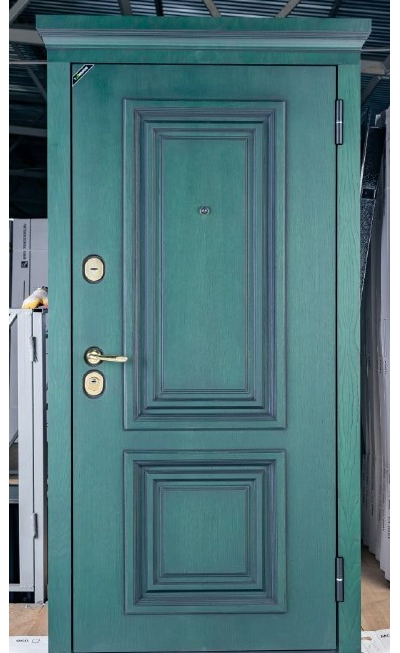 МЕТАЛЮКС (БЕЛАРУСЬ). GrandWood ИМПЕРАДОР 100 мм. ТРЕХКОНТУРНАЯ. ШПОН ДУБА ArtWood МАЛАХИТ (ТЕМНО-ЗЕЛЕНЫЙ)/ ЭМАЛЬ ArtGlase БЕЛЫЙ