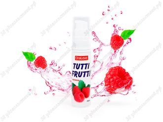 Съедобная гель-смазка Tutti-Frutti Малина 30г