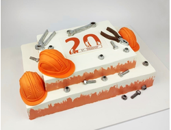 Двухъярусный прямоугольный торт