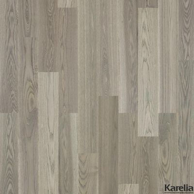 Паркетная доска Karelia Ясень 4 Story 138 Slate Grey 1-полосная матовый лак 2G с фаской толщина 14 мм 1.23 м2