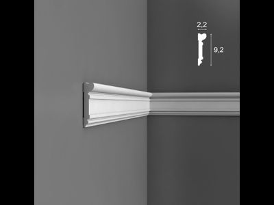 Молдинг гладкий DX119 - 9,2*2,2*230см