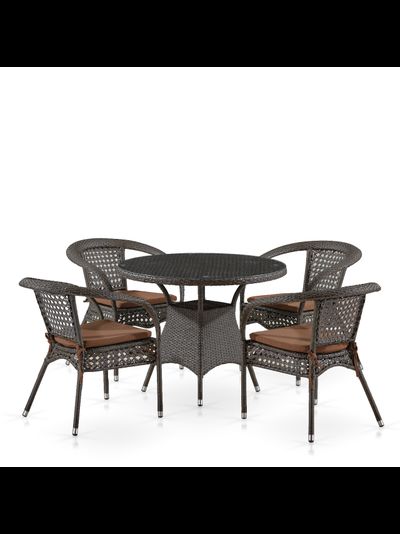 Комплект мебели  из искусственного ротанга LION