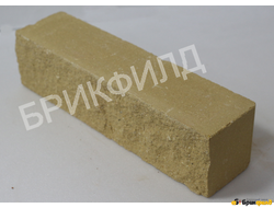Имитация природного камня. Евростандарт "Шуба". Светло-желтый. Кирпичный завод Брик Филд