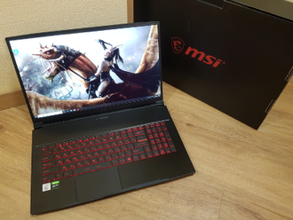 MSI GF75 THIN 10SDR-237RU ( 17.3 FHD IPS 120Hz I7-10750H GTX1660Ti(6Gb) 16Gb 1Tb + 512SSD )