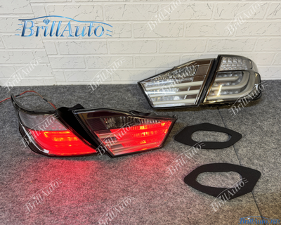 Стопы Toyota Camry 50 стиль BMW черные дымчатые