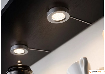 Установка встраиваемых светильников в доме ИВАНМАСТЕР