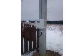 Монтаж опоры учета Пермь