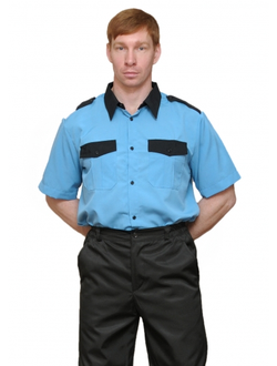 Рубашка мужская "Охрана" (кор. рукав)