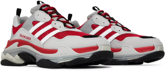 Adidas x Balenciaga Triple S Sneaker Red Grey женские