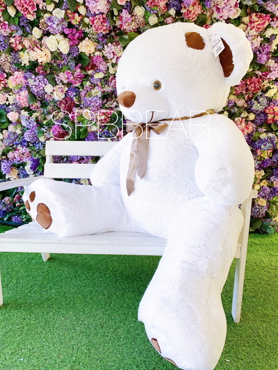 Огромный плюшевый мишка 200 см белый Тони