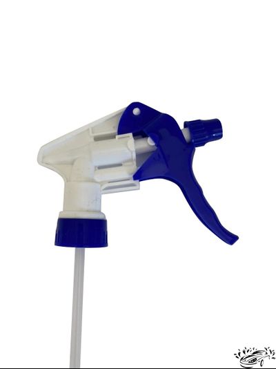 Триггер-распылитель химостойкий бело-синий
