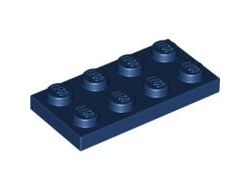 Plate 2 x 4, Dark Blue (3020 / 4198543 / 4528983 / 4649971 / 4667595)