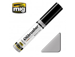Ammo MIG: Масляная краска с тонкой кистью аппликатором Medium Grey