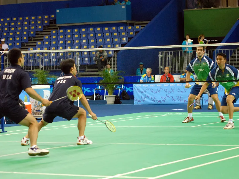 Бадминтонная площадка - LG Hausys Rexcourt