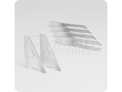 Крепежная клипса (пружинка) для микроплинтуса