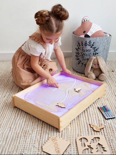 Световой планшет для рисования песком FOXLIK