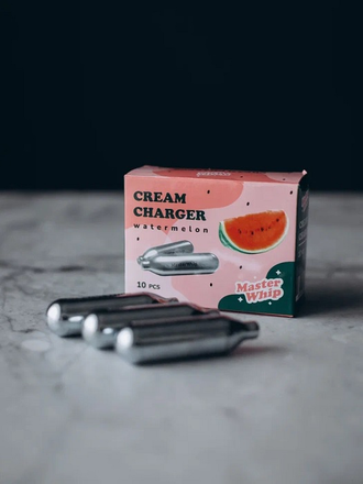 Баллончики для сифона для взбивания сливок (N2O) 10 шт/уп. вкус арбуз MasterWhip /1/