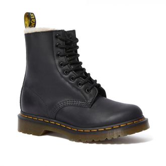 Ботинки dr. Martens (доктор мартинс) 1460 SERENA зимние черные