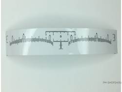 Одноразовая линейка с разметкой для эскиза бровей 50 шт.